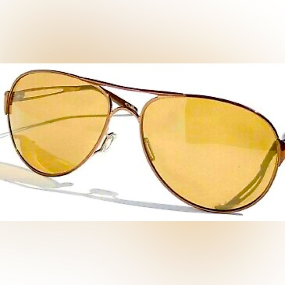 ℙℝ𝕀ℂ𝔼 𝔻ℝ𝕆ℙ ಠ_ಠ OAKLEY CAVEAT BRUNETTE BRONZE POLARIZED SUNGLASSES